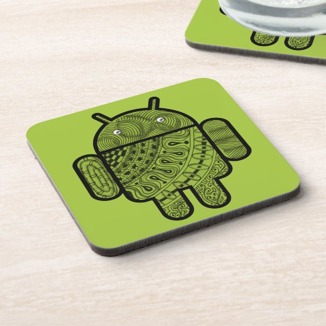 Pancho Doodle Character for the Android™ robot Coaster (Left Side)