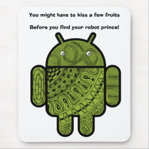 Pancho Doodle Character for the Android™ robot Mouse Pad