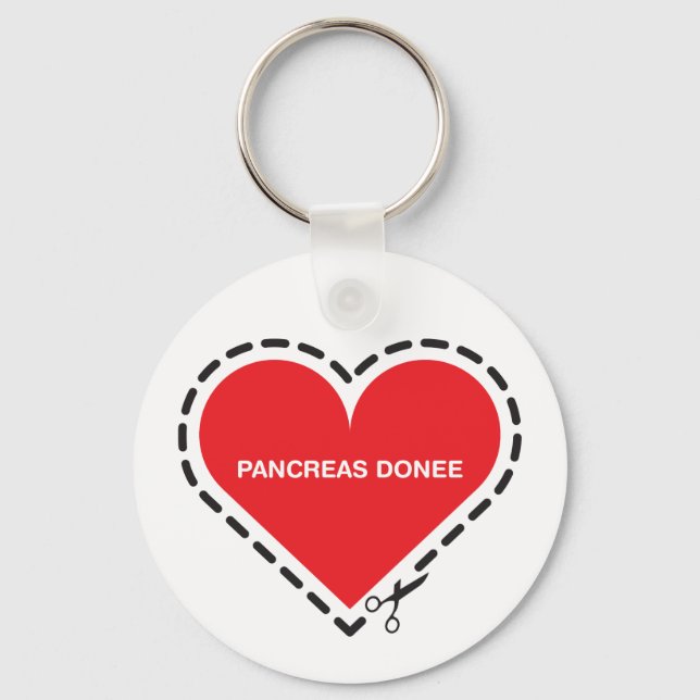 Pancreas Donee Keychain (Front)