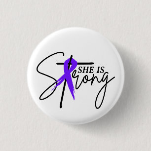 Pancreatic Cancer 1 Inch Round Button