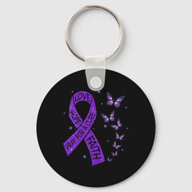 Pancreatic Cancer Awareness2 Keychain (Front)