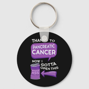 Pancreatic Cancer Awareness Adenocarcinoma Stomach Keychain