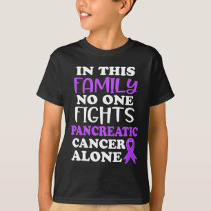 Pancreatic Cancer Awareness In This Family Purple T-Shirt