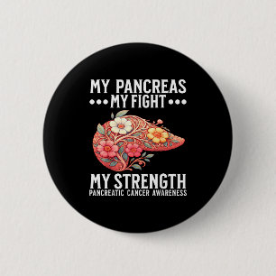 Pancreatic Cancer Awareness Pancreatic Cancer  2 Inch Round Button