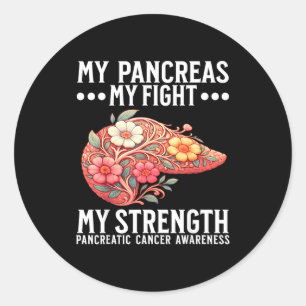 Pancreatic Cancer Awareness Pancreatic Cancer  Classic Round Sticker