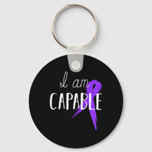 Pancreatic Cancer Awareness Product Gift For Cance Keychain