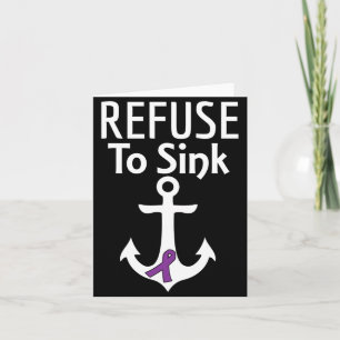 Pancreatic Cancer Awareness Refuse To Sink Fighter Card