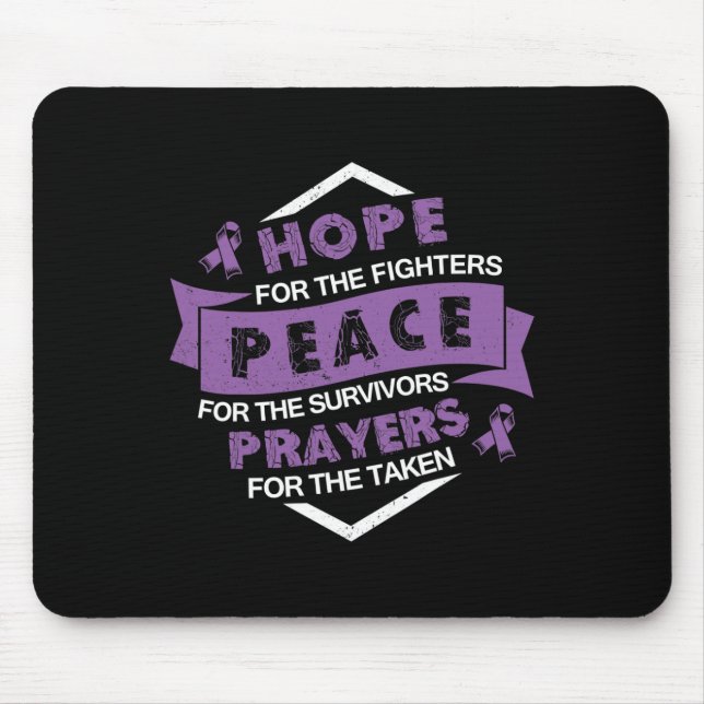 Pancreatic Cancer Awareness Ribbon s Mouse Pad (Front)