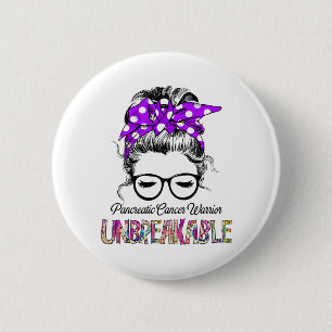 Pancreatic Cancer Awareness Ribbon Support Gifts 2 Inch Round Button