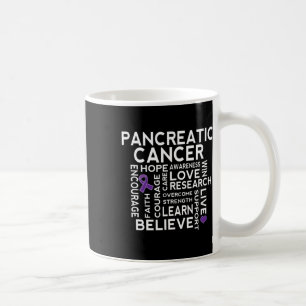 Pancreatic Cancer Awareness Ribbon Support Walk  Coffee Mug