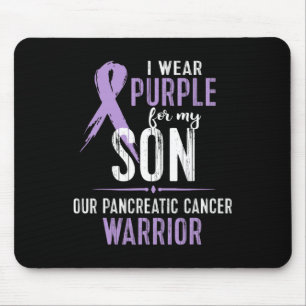 Pancreatic Cancer Awareness Support Son Walk Run Mouse Pad