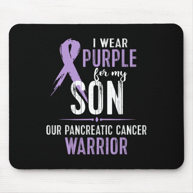 Pancreatic Cancer Awareness  Support Son Walk Run  Mouse Pad (Front)