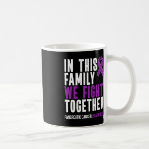 Pancreatic Cancer Awareness Survivor Gift Purple R Coffee Mug
