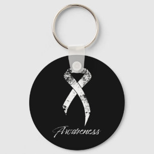 Pancreatic Cancer Awareness Warrior Winner Survivo Keychain