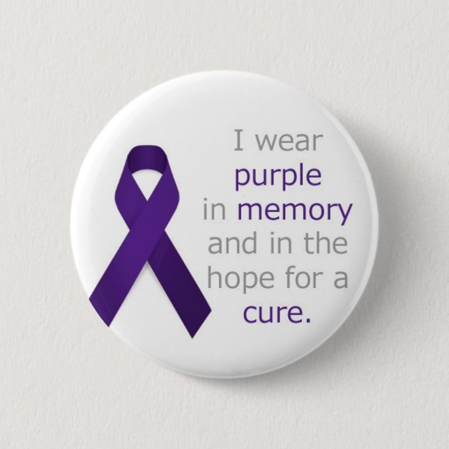 Pancreatic Cancer Badge 2 Inch Round Button (Front)