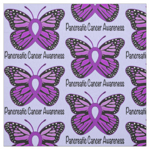 Pancreatic Cancer Butterfly of Hope Fabric