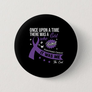 Pancreatic Cancer Fight Cancer Ribbon 12 2 Inch Round Button