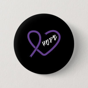 Pancreatic Cancer Fight Cancer Ribbon 13 2 Inch Round Button