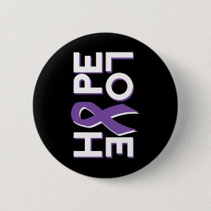 Pancreatic Cancer Fight Cancer Ribbon 14 2 Inch Round Button