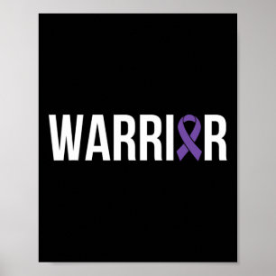 Pancreatic Cancer Fight Cancer Ribbon 4 Poster