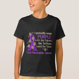 Pancreatic Cancer For Fighters Survivors Taken T-Shirt