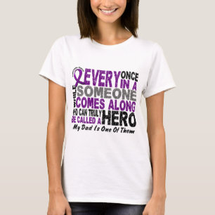 Pancreatic Cancer HERO COMES ALONG 1 Dad T-Shirt