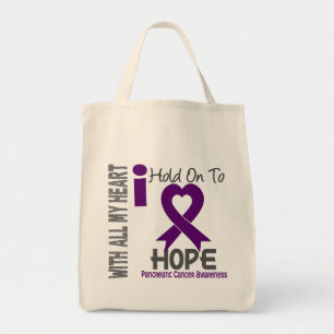 Pancreatic Cancer I Hold On To Hope Tote Bag