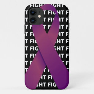 Pancreatic Cancer Ribbon iPhone 11 Case