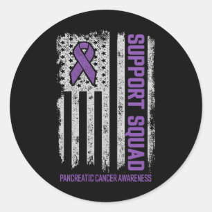 Pancreatic Cancer Support Squad Pancreatic Cancer Classic Round Sticker