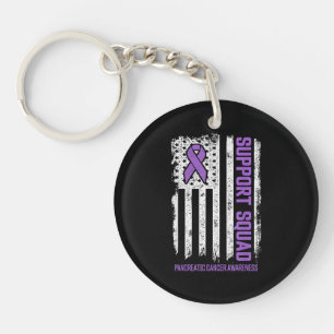 Pancreatic Cancer Support Squad Pancreatic Cancer  Keychain