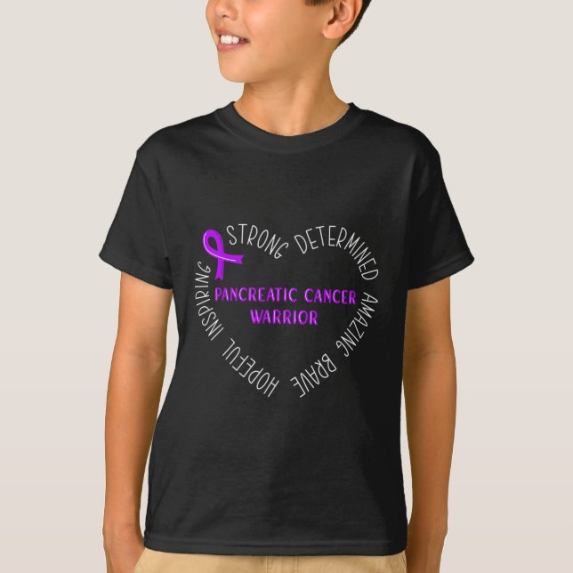 Pancreatic Cancer Warrior  T-Shirt (Front)