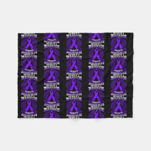 Pancreatitis Awareness Mother Support Ribbon  Fleece Blanket