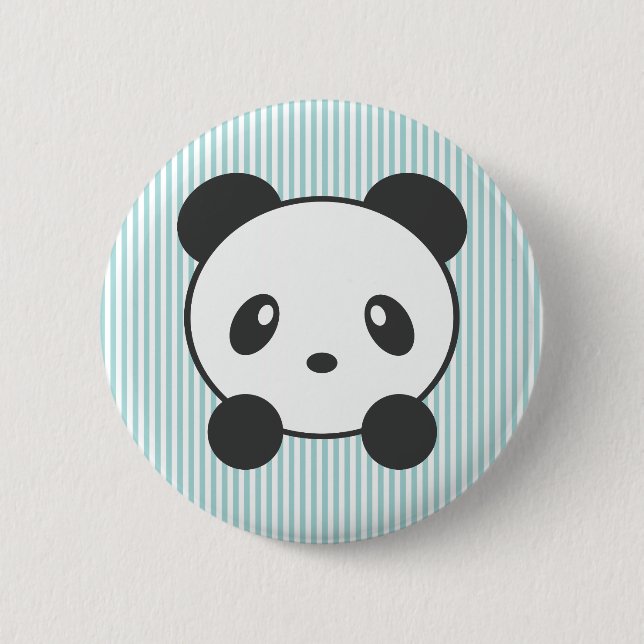 Panda 2 Inch Round Button (Front)