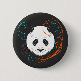 Panda 2 Inch Round Button