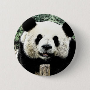 Panda 2 Inch Round Button