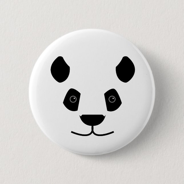Panda 2 Inch Round Button (Front)