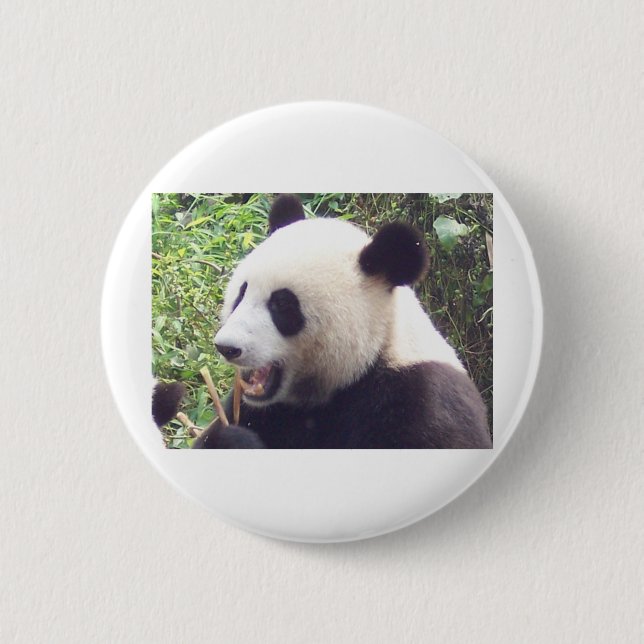 Panda 2 Inch Round Button (Front)