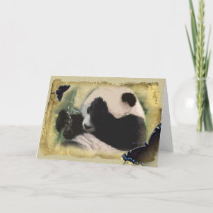 Panda 4 - Greeting Card