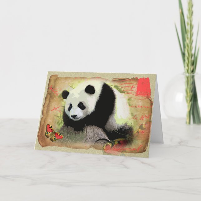 Panda 5 - Greeting Card (Front)