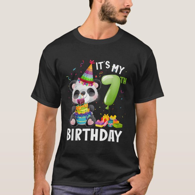 Panda 7Th I'M 7 Ns T-Shirt (Front)