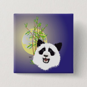 Panda (Ailuropoda melanoleuca) Buttons