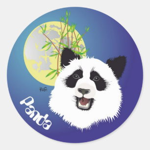 Panda (Ailuropoda melanoleuca) sticker