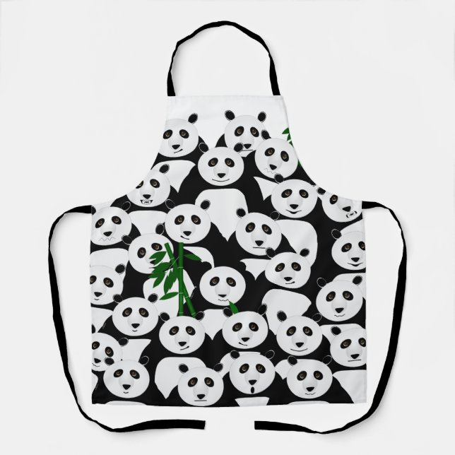 Panda Allover Apron (Front)