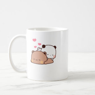 Panda And Brownie Bear Couple  Coffee Mug