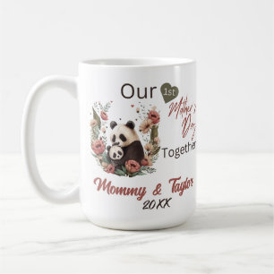 Panda and Cub, Our FIrst Mother's Day Together Coffee Mug