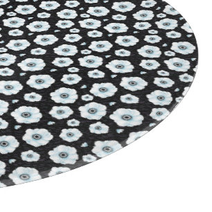 Panda Anemone Floral Cutting Board