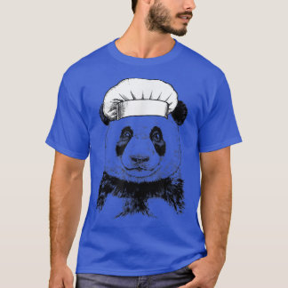 Panda Animal Chef Funny Cooking Cook  T-Shirt