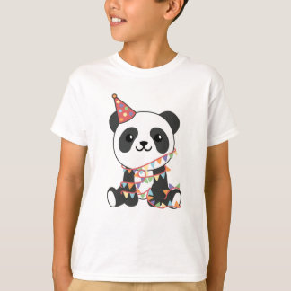Panda Anniversaire Pour Enfants Un T-shirt Anniver