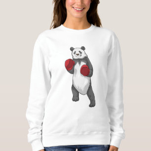 Panda as Boxer with Boxing gloves Sweatshirt