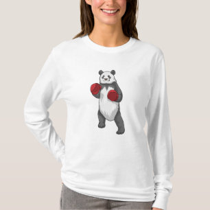 Panda as Boxer with Boxing gloves T-Shirt